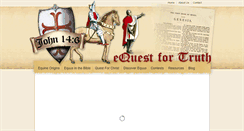 Desktop Screenshot of equest4truth.com